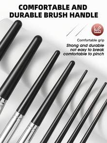 12PCS Makeup Brush Set+1pc Storage Bag - Multicolor - View 5