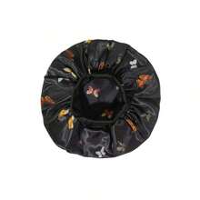 High-Quality Neutral Nightcap, Satin Hair Care Cap, Suitable For 12 Scenarios, Curly Hair, Long Hair And Short Hair, Comfortable Fit For The Head Shape All Night, Night Hair Protection, Satin Headband, Anti-Frizz Nightcap, Tubular Nightcap, Men's Nightcap, Men's Headscarf, Women's Nightcap - Black - View 5
