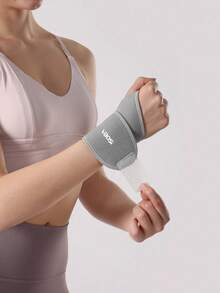 VBOSI 1 Piece Women Men Adjustable Neoprene Wrist Support Wraps With Breathable Holes - Grey - View 3