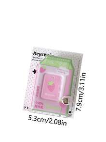 1 PC Cartoon Milk Box Album Student Mini One-Inch Photo Storage Album Fan Idol Big Head Sticker Mini Card Album - Multicolor - View 5