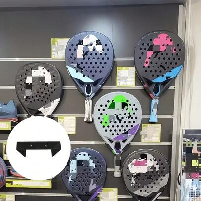 1 Peça Suporte de Parede para Raquetes, Ideal para Entusiastas de Tênis Exibirem e Armazenarem Raquetes de Forma Elegante, Decoração Minimalista, Fácil de Instalar