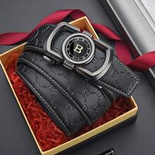 Thắt lưng nam thiết kế cá nhân hóa, khóa tự động bằng hợp kim kẽm, thắt lưng công sở cao cấp, thắt lưng quần tối giản đa năng. - nhiều màu - Xem 2