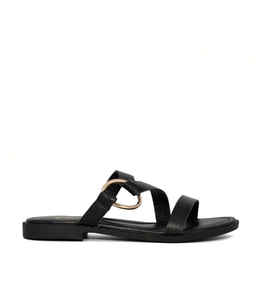 The Happy Monk Women Flat Sandals - Black - View 1