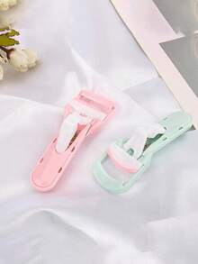 New Women's Click-Style Sectioned Eyelash Curler Set, Long-Lasting Curl, Portable Mini Eyelash Curler, Stylish, Convenient, And Practical, Easy Ty When Going Out - View 5