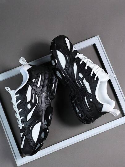 Fashion Casual Men's Shoes,Classic Stylish Men Sports Shoes Lace-Up Running Shoes,Personalized Men Sneakers Street Casual Shoes