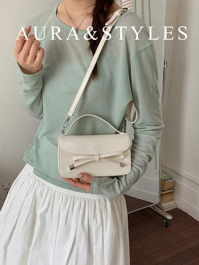 Túi đeo chéo mini mùa xuân mới, thiết kế độc đáo, đa năng, họa tiết bướm, kiểu dáng thời trang, có nắp gập, dành cho nữ.