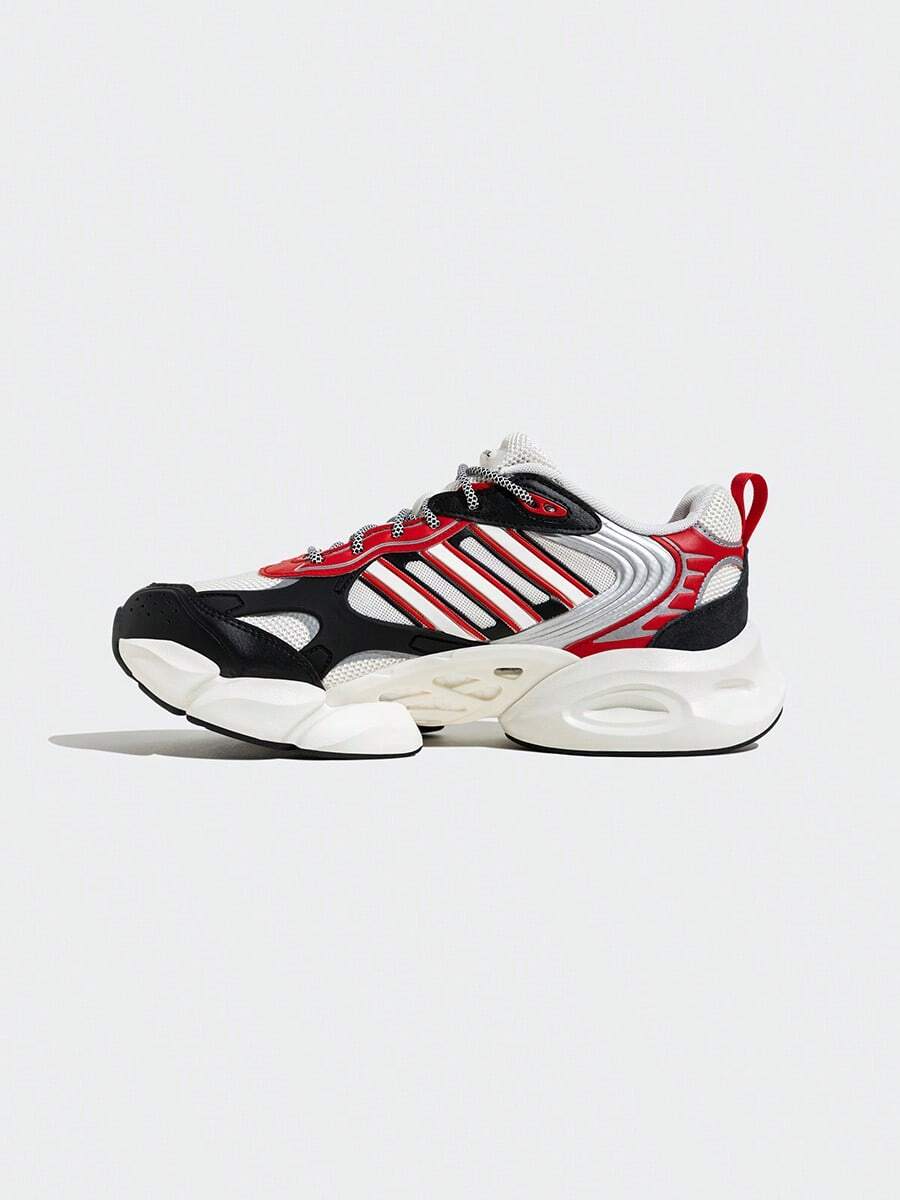 Adidas CLIMACOOL VENTO 3.0 男士极简时尚休闲跑步鞋 IF7118 - 亮白/淺猩紅/一號黑 - 查看 1