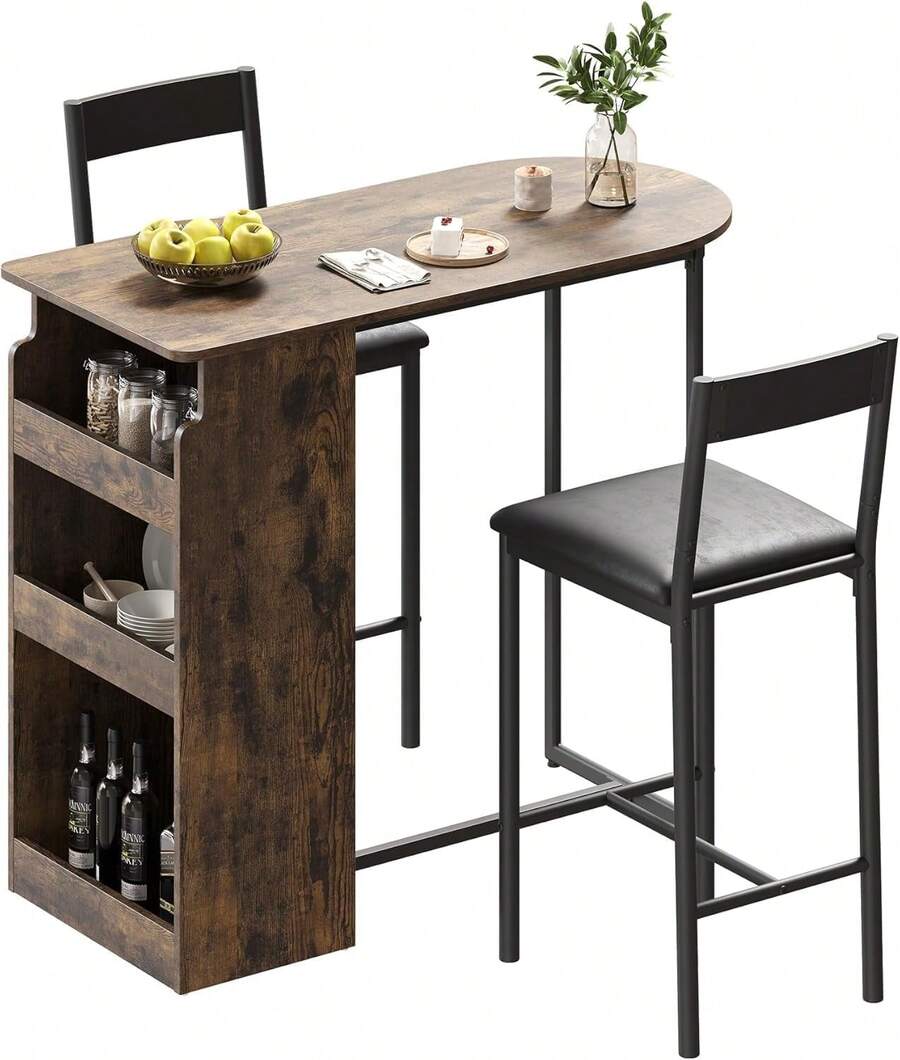 Bar Tables - Rust Brown - View 1