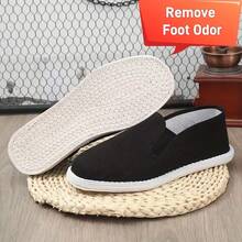 Martial Art Cloth Shoes Kung Fu Tai Chi Cotton Sole Canvas Shoes Black - Black - View 11