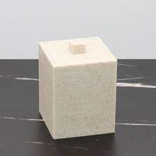 Cotton Swab/Cotton Bud Storage Box, European Style Bath Salt Box, Cotton Swab Tube, Cotton Swab Box, Nordic Toothpick Box, Storage Box, Bath Salt Jar, Hotel Bathroom Storage Box, Dustproof With Lid - Cotton Swab Box - View 10