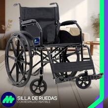 Compact Lightweight Folding Wheelchair With Flip-Up Backrest - View 2