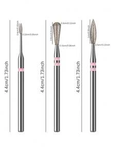 Embouts de lime à ongles pour soin des cuticules, embouts de diamant pour retirer les cuticules, outils professionnels pour les salons de manucure - Multicolore - Voir 10