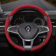 Hocasen For Renault Suede Leather Steering Wheel Cover Segmented Design Quick-Install Non-Slip And Comfortable All-Season Compatibility 2 Pieces/3 Pieces Set Optional For Sandero/Clio/Duster/Captur/Master/Kwid/Trafic/Austral/Arkana/Megane/Kangoo/Express - Sectional Suede Steering Wheel Cover - View 27