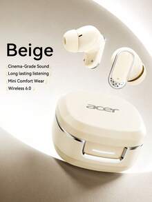 Acer OHR751 Mini Wireless Bluetooth Earbuds, HD Call Noise Cancelling, Large Driver Unit, High-Quality Panoramic Sound, Touch Control, Suitable For Sports And Travel, Compatible With IOS/Android Phones - View 16