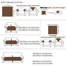 1 tấm bọc ghế sofa bằng vải chenille mềm mại, chống trầy xước do mèo, chống bụi, kiểu dáng tối giản, phù hợp cho mọi mùa. - Màu Xám nhạt - Xem 2