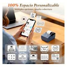 Portable 58mm Bluetooth Thermal Label Printer, Wireless Bluetooth 58mm Thermal POS Printer For Android And IOS. - A - View 8