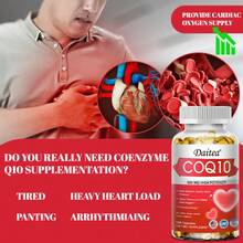 COQ10 Softgels, Protect Heart Health, Support Blood Circulation, Contain 500mg Of High-Potency COQ10, 120 Softgels. - 1瓶 - 查看 6