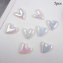 5pcs/10pcs Heart-Shaped Glitter Fridge Magnets, Cute Decorative Magnets, Personalized Refrigerator Magnets, Suitable For Kitchen, Office, Whiteboard, Storage Cabinet, Dishwasher, Kitchen Decor, Home Decor, Holiday Gift, Kitchen Accessories - Multicolor - View 8