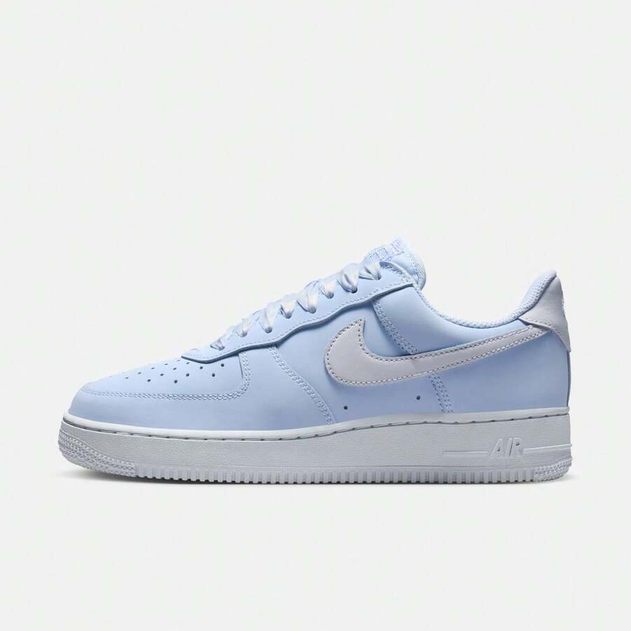 Giày thể thao nữ W Air Force 1 Retro PRM Casual, cổ thấp, IR0871-400 - Màu xanh nhạt - Xem 1