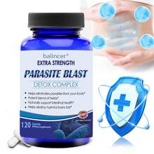 Parasite Blaster, 120 Capsules, Supports Gut Health And Detoxification, Containing A Variety Of Effective Herbal Ingredients - One Bottle - View 1