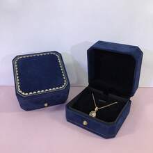 Octagonal Velvet Jewelry Storage Box Necklace Bracelet Organizer Case Elegant Decorative Display Container For Luxury Gifts Wedding Anniversary Keepsake Premium Velvet Lined - Multicolor - View 16