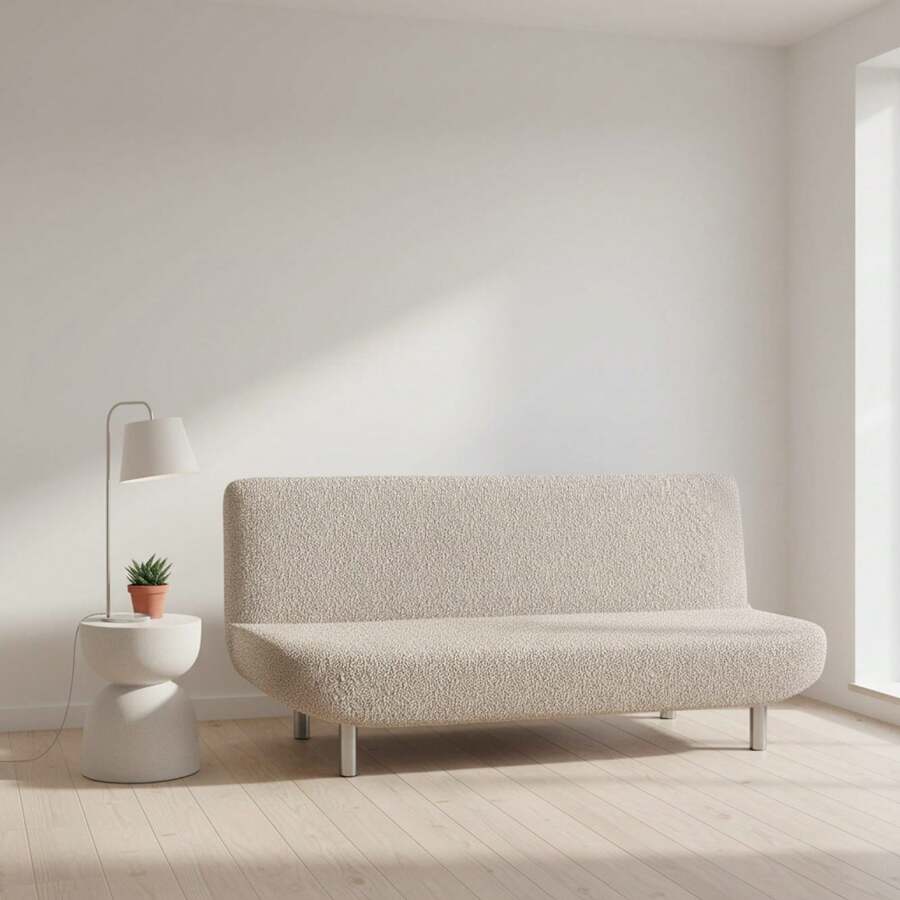 Kiva 3-Seater Click-Clack Bi-Elastic Sofa Bed Cover, Various Colors Available - Super Elastic Protective Sofa Cover For Click-Clack, Book And Futon Sofas - Raw Rk - View 1