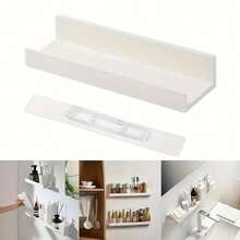 4pcs Floating Shelf, Wall-Mounted Easel, Decorative Storage Display Rack, Wall-Mounted Rack For Living Room, Bedroom, Bathroom, And Kitchen - 4pcs - View 5