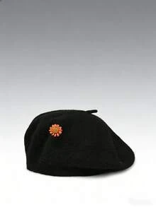 Parfait pour le shopping, les voyages, les rendez-vous, la prise de photos, la marche, les sorties entre amis et les sorties quotidiennes avec ce béret élégant. - Multicolore - Voir 7