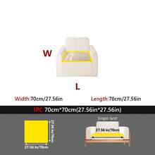 1 件 Sherpa 面料猫爪刺绣保暖加厚沙发套，防滑且适合宠物，适用于客厅、卧室、办公室 - 彩色 - 查看 32