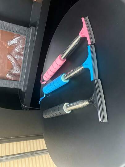 1pc Telescopic Windshield Wiper Multifunctional Car Rearview Mirror Telescopic Water Scraper Wiper Car Window Glass Water Scraper