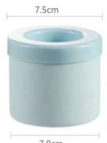 1pc Pink Silicone Portable Tray, Cylindrical 3D Ice Maker, Easy Release Silicone Mold, Multi-Cavity Design, Minimalist Bucket Shape With Lid, Reusable For Home, Bar, Club And Outdoor - Multicolor - View 11