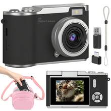 8X Digital Zoom Digital Camera, Suitable For Vlogging, 2.4" IPS Screen, 1080P HD Photos, Rechargeable, Professional Photography Camera For Teens & Beginners, With Card Reader, OTG, Photo/Video/Webcam, Ideal For Thanksgiving, Christmas & New Year Gifts. 800mAh Rechargeable Battery - YJH-lK-007 - View 18