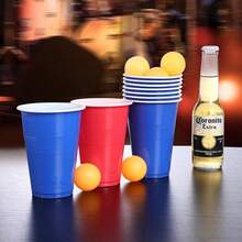 Beer Pong Game Cups, Fashionable Beer Drinking Game Cups, American Style Cups For Singing Props - Multicolor - View 6