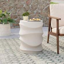 Patio Bar Tables - Blanco Spotted White - View 8