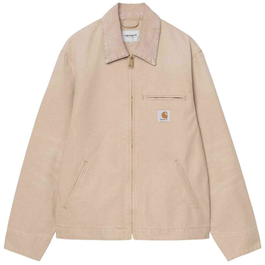 Carhartt Wip جاكيت ديترويت رجالي باللون البيج - بيج - مشاهدة 1