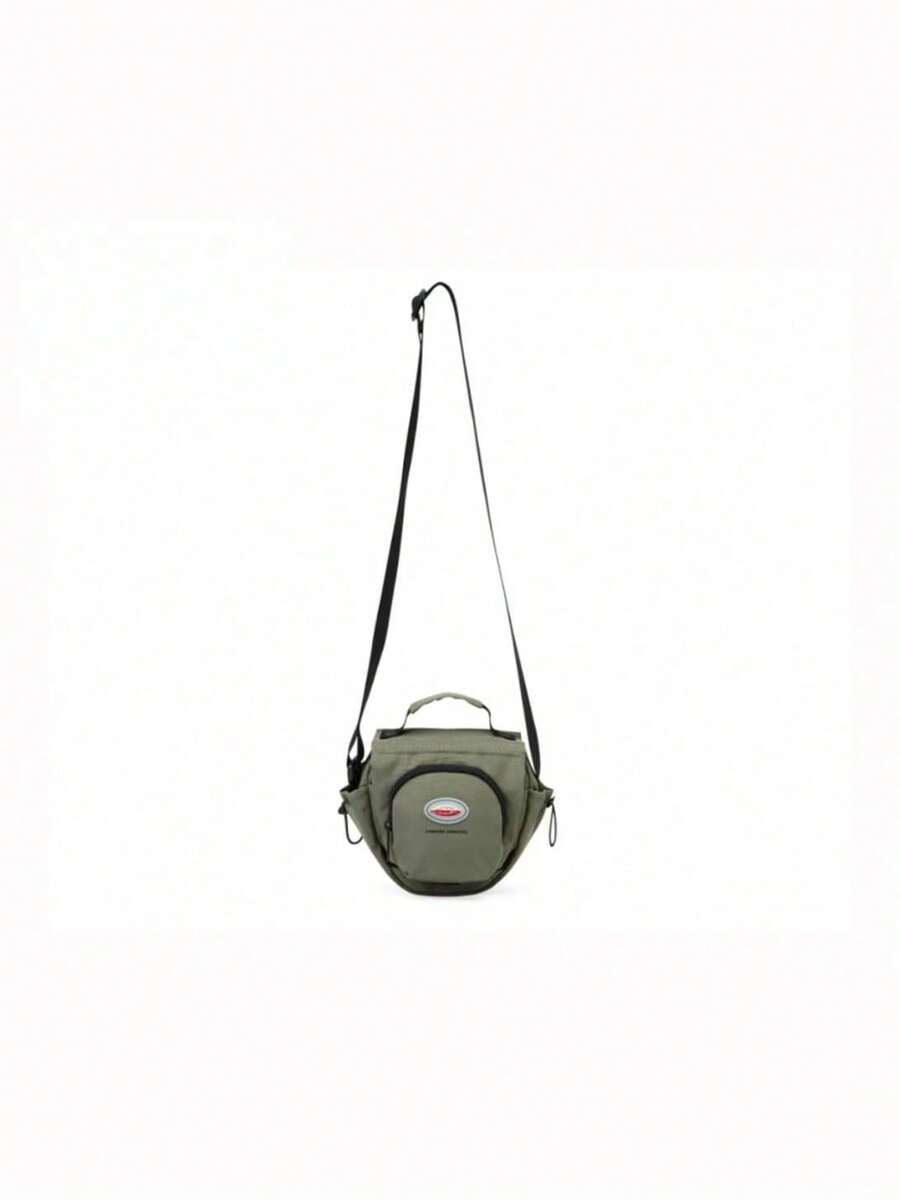 Túi đeo vai thể thao năng động, unisex, kiểu dáng mới. Kích thước xấp xỉ: 15*15*7cm - xanh quân đội - Xem 1