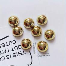10 Piece Semi-Circular Refrigerator Magnet Set, Silver And Gold Refrigerator Magnets, Personalized Refrigerator Stickers, Suitable For Kitchen And Office Whiteboards, Home Decoration, Holiday And Party Gifts For Friends - Multicolor - View 4