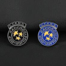 1pc Station Enamel Badge - Thriller Game/Movie Theme Brooch/Lapel Pin, Exquisite Accessory Gift For Fans And Friends Gifts For Mother, Father, Graduation, And Teacher - Multicolor - View 7