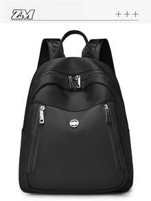 Mochila minimalista de moda multicolor, adecuada para el trabajo, la escuela y los viajes, se combina fácilmente con diferentes atuendos, estructura resistente con amplia capacidad - Multicolor - Ver 13
