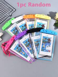 1个通用防水手机袋，防水手机壳，适用于 14/13/12/11 Pro Max/XS Plus、Galaxy S22/S23（最大7.0英寸），3D手机干袋，适合度假使用，兼容及其他手机型号 - 彩色 - 查看 21