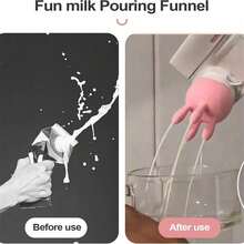 3D Printed Reusable Cow Udder Shaped Milk Carton Pouring Spout, Fits Boxed Milk And Efficient Milking Machine Bottles, Convenient Milk Carton Lid - Multicolor - View 3