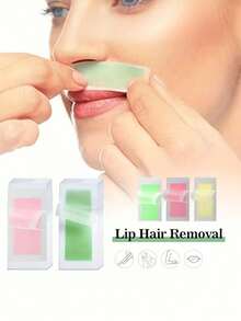 10 miếng dán tẩy lông mặt, bộ dụng cụ tẩy lông nhanh chóng, không đau, phù hợp với mọi loại da. - Nhiều màu - Xem 1