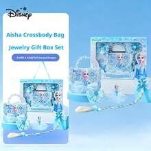 Disney Elsa Princess Crossbody Bag, Fashionable Travel Crossbody Bag, Gift Box Set - Square - View 2