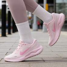 Nike Giày chạy bộ nữ JOURNEY RUN thoáng khí, hỗ trợ tốt - Hồng - Xem 5