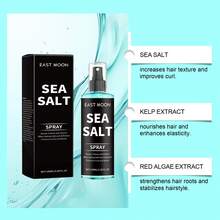Men's Sea Salt Styling Spray Hair Fluffy Lasting Refreshing Hair Root Texture Care Styling Spray,. Specially Designed To Enhance Hair Friction And Create Natural Wave Textures - 液體 - 查看 8