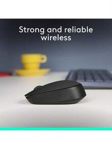 Chuột không dây Logitech M171 dành cho PC, Mac, Laptop, tần số 2.4 GHz với đầu thu USB mini, cảm biến quang học, thời lượng pin 12 tháng, dùng được cả hai tay. - Xem 4