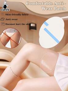 10pcs/Set Transparent Thigh Chafing Guards, Unisex Thigh Protector Pads, Invisible Anti-Friction Thigh Sleeves, Inner Thigh Rub Protection, Suitable For Running, Workout, Marathon, Walking And Fitness - Multicolor - View 5