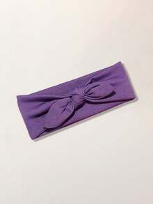 1pc Casual Minimalist Versatile Soft Absorbent Rabbit Ear Headband, Suitable For Children's Daily School Wear, Sports Multi-Functional Children's Hair Accessory - Multicolor - View 18