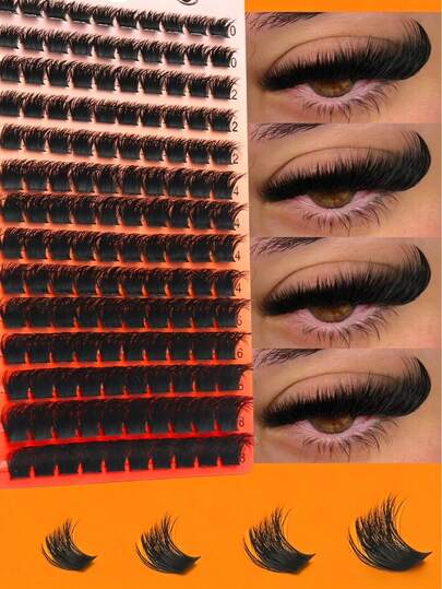 14 Rows 200D Fluffy Lash Clusters Thick Cluster Eyelash Extensions Individual Lashes Faux Mink Eyelash Clusters D Curl Multiple Lengths Lash Extension Dramatic Eyelash Extensions Soft Lightweight Comfortable Reusable Eyelashes Clusters Eyelash Clusters Individual Eyelashes Lashes Fake Lashes