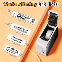 Marklife Thermal Label Printer P15,Mini Protable Bluetooth Self-Adhesive Label Printer,Wireless Sticker Maker Printer,Barcode Label Maker,Used For School Office Kitchen Business,To Tag Price/Gift/Diy Creative/Marking/Thank You Cards - Multicolor - View 8